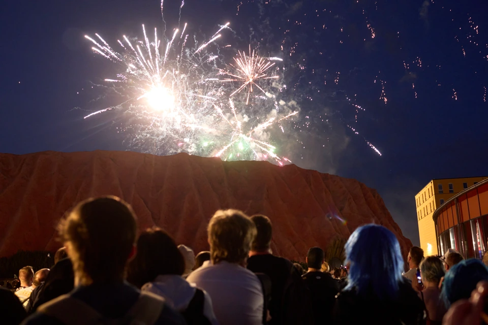 Feuerwerk über der Vulkan-Arena, Anime Messe Babelsberg 2025