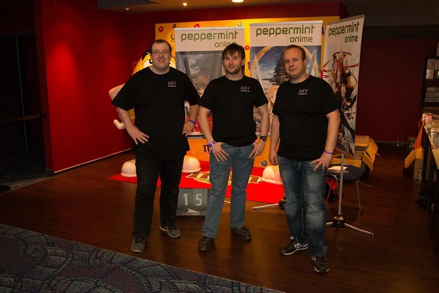 Micha, Charsten und Sockenbart beim peppermint festival Berlin
