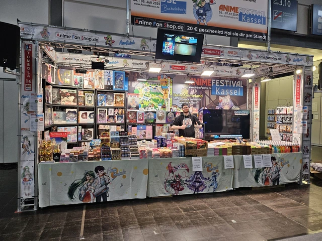 Stand von AnimeRadio.de auf der Manga-Comic-Con 2025